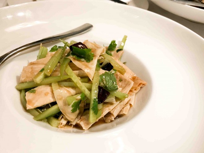 Suszone tofu z warzywami, chińska restauracja Pańska 85