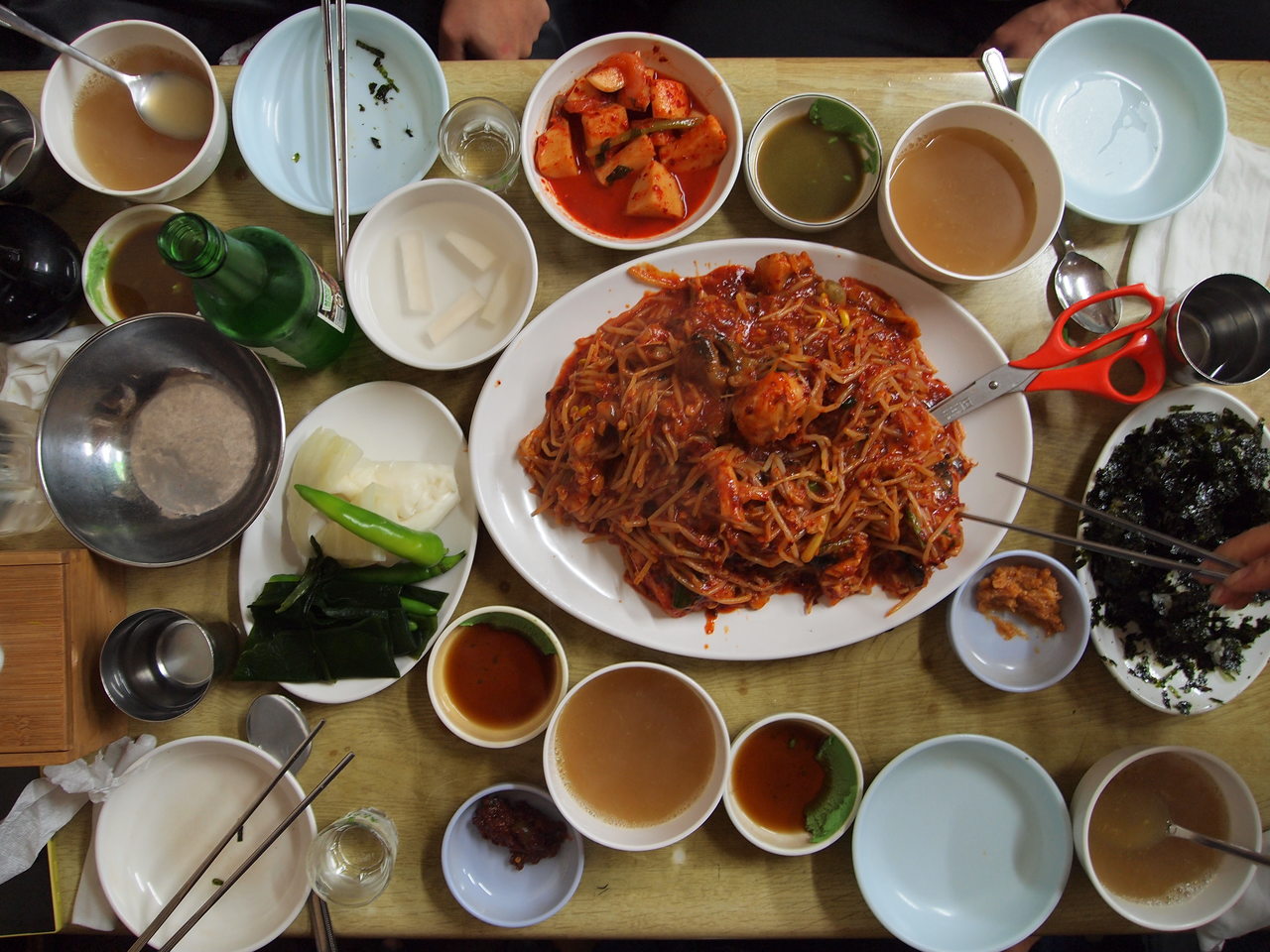 nożyczki w kuchni koreanskiej - do wszystkiego 
