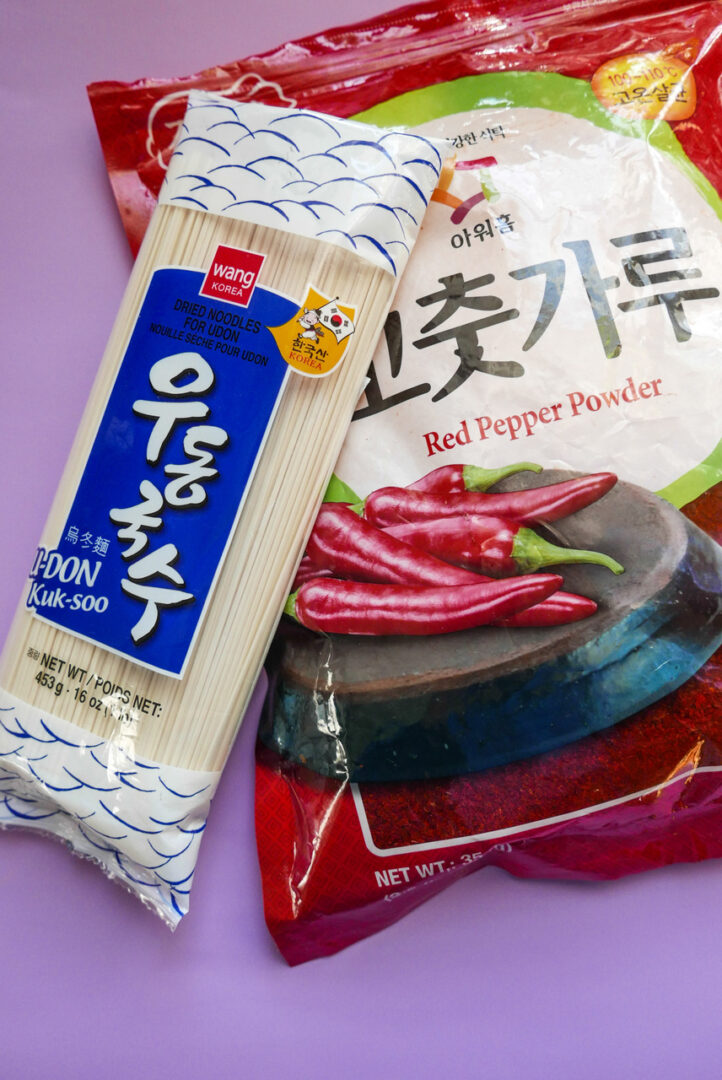 udon i koreańska papryka gochugaru