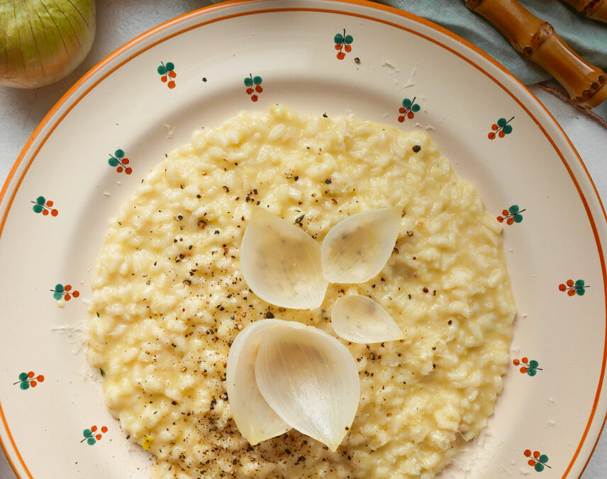 Cebulotto czyli bardzo polskie risotto z cebulą