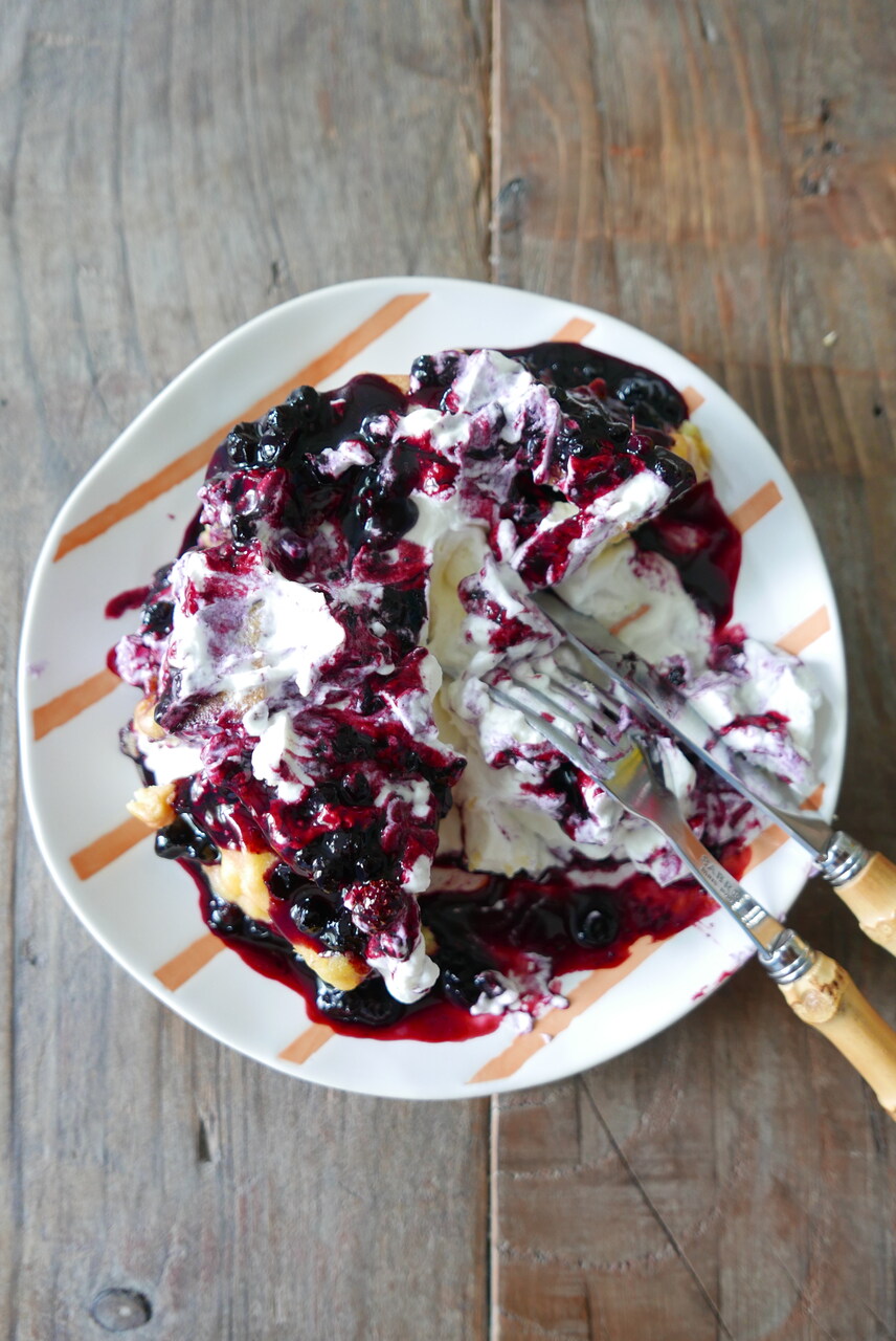 Sękacz z jagodami, czyli podlaskie pain perdu