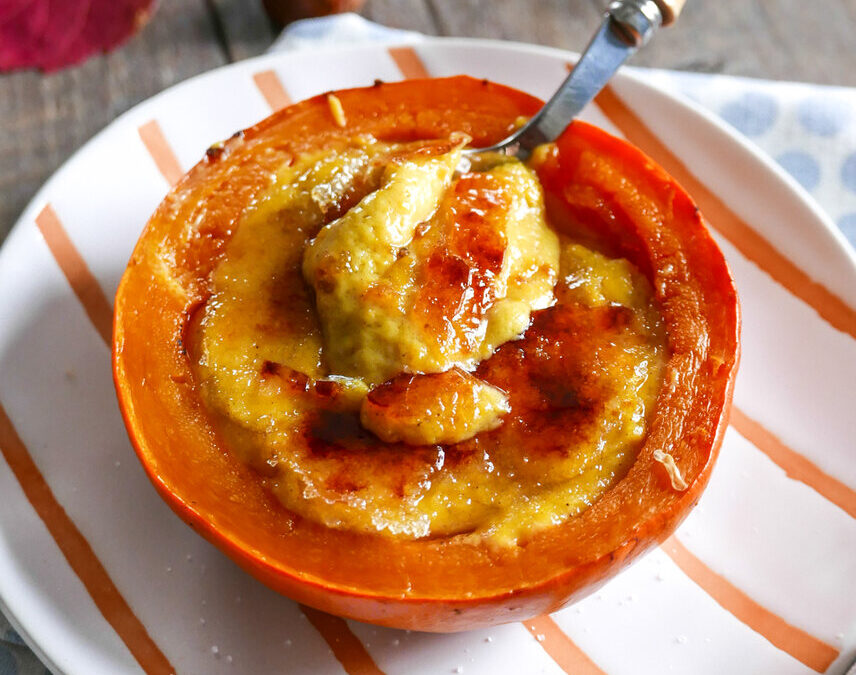 Dyniowy budyń w dyni